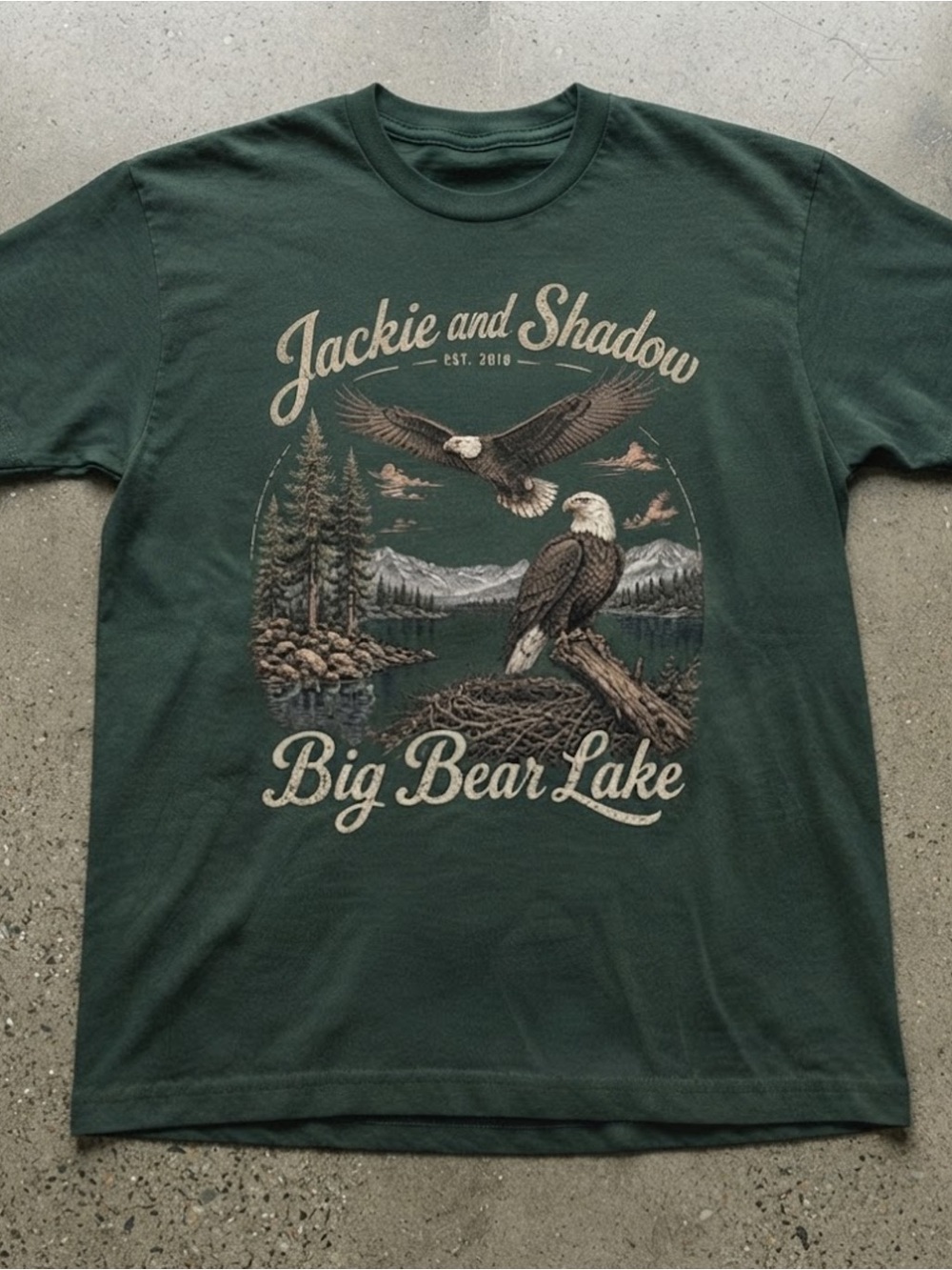 Big Bear Lake Wildlife Nature Print Graphic Gildan T-Shirt